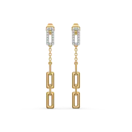 Linkin' It Up - Lab Diamond Drop Earrings thumbnail 1
