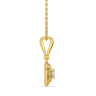 Liquid Gold - Pure Gold Lab Diamond Pendant thumbnail 5