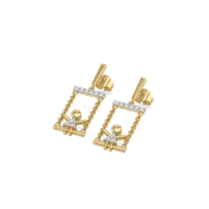 Little Swing - Lab Diamond Drop Earrings thumbnail 3