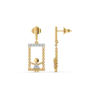Little Swing - Lab Diamond Drop Earrings thumbnail 5