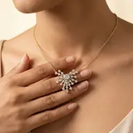 Nightfall Ignite - Pure Gold Lab Diamond Necklace thumbnail 1