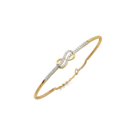 Tied in Gold – Lab Diamond Bangle thumbnail 1