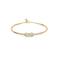 Tied in Gold – Lab Diamond Bangle thumbnail 2