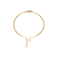 Tied in Gold – Lab Diamond Bangle thumbnail 3