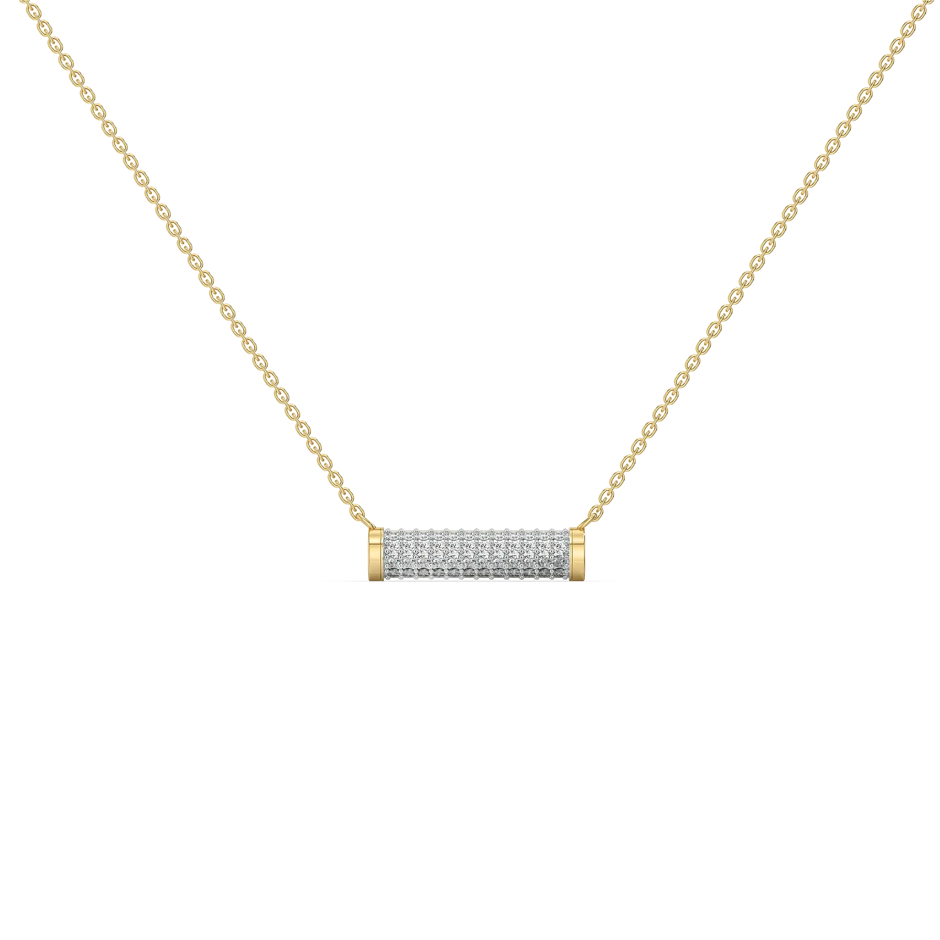 Love Bar - Lab Diamond Necklace