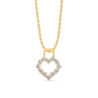 Locked in Love - Lab Diamond Pendant thumbnail 1