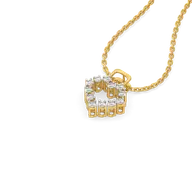 Locked in Love - Lab Diamond Pendant thumbnail 2