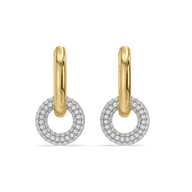 Loops & Links - Lab Diamond Hoop Earrings thumbnail 3