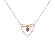 "Love on a String" - Lab Diamond Necklace thumbnail 3