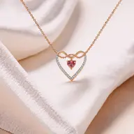 "Love on a String" - Lab Diamond Necklace thumbnail 5