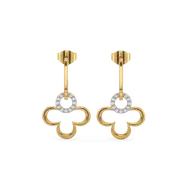Lucky Bloom Drops - Lab Diamond Earrings thumbnail 1