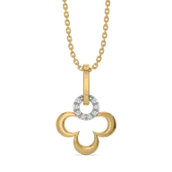 Lucky Bloom - Lab Diamond Pendant thumbnail 2