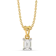 Lumina Emerald - Pure Gold Lab Diamond Pendant thumbnail 2