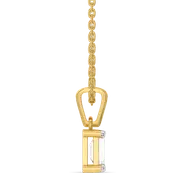 Lumina Emerald - Pure Gold Lab Diamond Pendant thumbnail 3