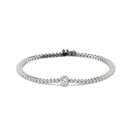 Luminous Charm - Lab Diamond Solitaire Bracelet thumbnail 1