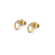 Luna Dot Studs - Lab Diamond Earrings thumbnail 1