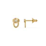 Luna Dot Studs - Lab Diamond Earrings thumbnail 3