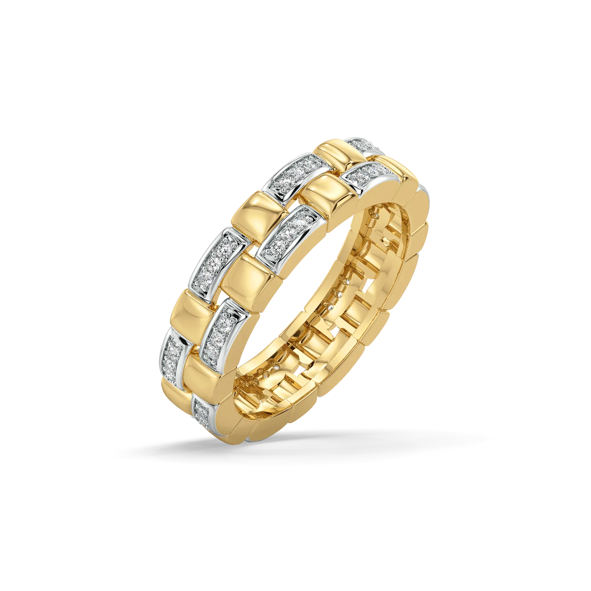 Lustre Link - Lab Diamond Band Ring — image 1