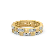 Lustre Link - Lab Diamond Band Ring thumbnail 2
