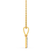 Magical M - Lab Diamond Alphabet Pendant thumbnail 3