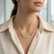 Majestic Line - Lab Diamond Mangalsutra Necklace thumbnail 2