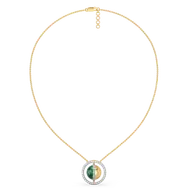 Malachite Muse - Lab Diamond Necklace thumbnail 3