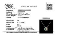 Malachite Muse - Lab Diamond Necklace thumbnail 4
