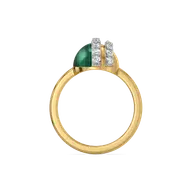 Malachite Muse - Lab Diamond Ring thumbnail 3