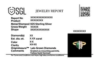 Malachite Muse - Lab Diamond Ring thumbnail 4