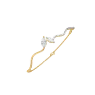 Marquise Drama - Pure Gold Lab Diamond Bangle thumbnail 1