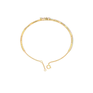 Marquise Drama - Pure Gold Lab Diamond Bangle thumbnail 4
