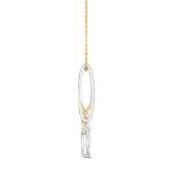 Marquise Drama - Pure Gold Lab Diamond Pendant thumbnail 4