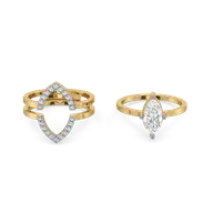 Marquise Mirage – Lab Diamond Modular Ring thumbnail 3