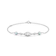 Marquise Mist - Pure Gold Lab Diamond Bracelet thumbnail 1