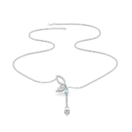 Marquise Mist - Pure Gold Lab Diamond Necklace thumbnail 3