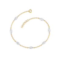 Marquise Station - Lab Diamond Bracelet thumbnail 2