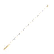 Marquise Station - Lab Diamond Bracelet thumbnail 3