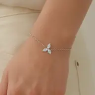 Marquise Triad - Pure Gold Lab Diamond Bracelet thumbnail 2