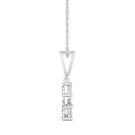 Marquise Triad - Pure Gold Lab Diamond Pendant thumbnail 5