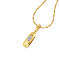 Masculine Edge - Lab Diamond Men's Pendant thumbnail 1