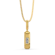 Masculine Edge - Lab Diamond Men's Pendant thumbnail 2