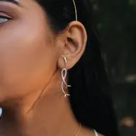 Mermaid Lure - Lab Diamond Drop Earrings thumbnail 2