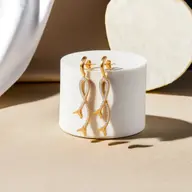 Mermaid Lure - Lab Diamond Drop Earrings thumbnail 3