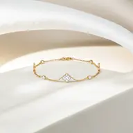 Midnight Enchanted - Lab Diamond Clover Bracelet thumbnail 3