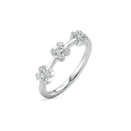 Mini Flower - Lab Diamond Sequence Ring thumbnail 1