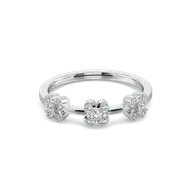 Mini Flower - Lab Diamond Sequence Ring thumbnail 3
