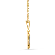 Mini Squares - Pure Gold Lab Diamond Pendant thumbnail 3