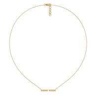 Modern Baguette - Lab Diamond Necklace thumbnail 3