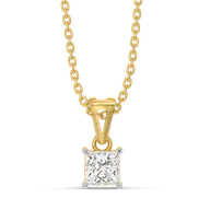 Modern Muse - Pure Gold Lab Diamond Pendant thumbnail 2