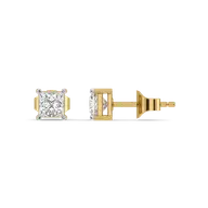 Modern Muse - Pure Gold Lab Diamond Stud Earrings thumbnail 3
